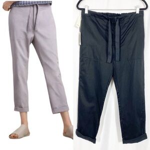 Aritzia Wilfred Free Emmack linen cotton tie front pants